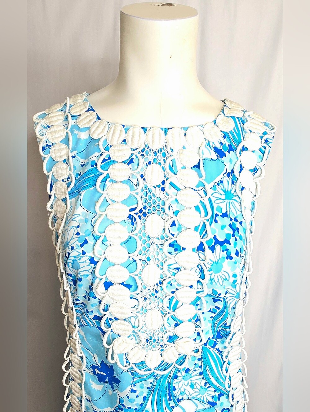 Vintage The Lilly by Lilly Pulitzer Floral Maxi Shift Dress 10 NWOT - Picture 2 of 10